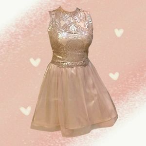 My Michelle Rose/Gold Cocktail Dress